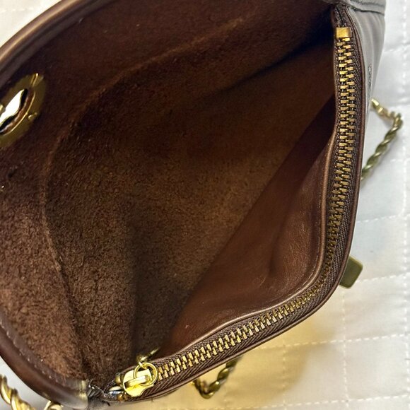 Coach Vintage Leather Turn Lock Case Wallet Mahogany Brass 7171 - Picture 7 of 15